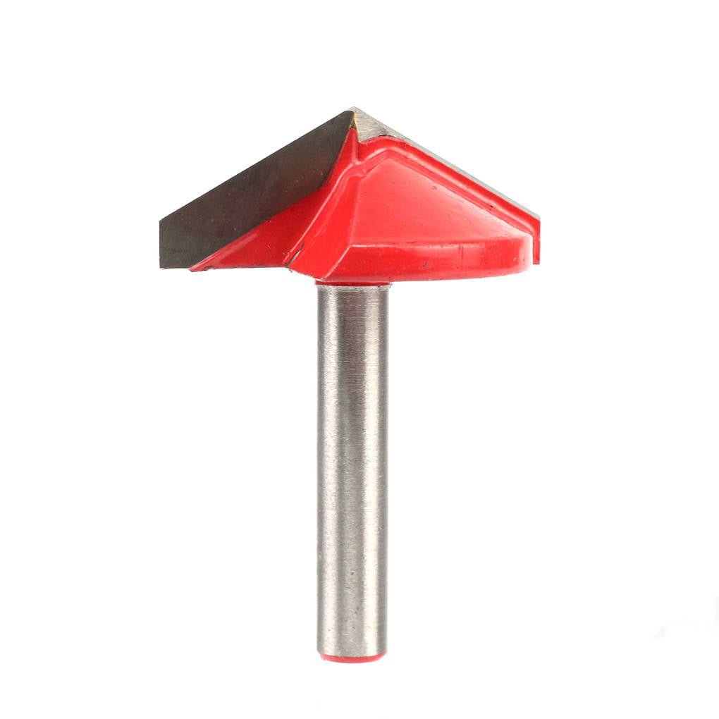 90° V Groove Router Bit Wood Cutter CNC Woodworking Milling Drill Bit 6*32mm 