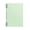 🍒 Mint Green_Hot#2450, variant on A5 -Bound Notebook Poly Cover Reinforced Detachable Lined Pages • Thick Paper No-Bleed Writing • 360° Foldable Design for Work Study Journaling