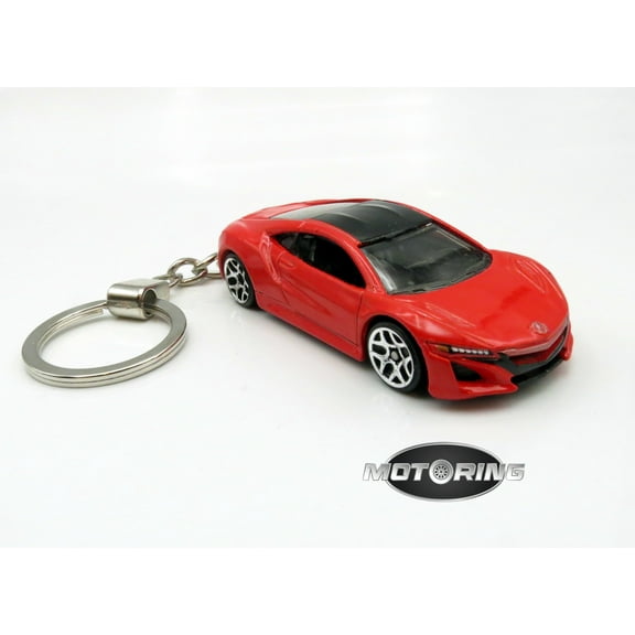 2017 '17 Nissan Acura NSX Red Car Rare Novelty Keychain 1:64 Diecast