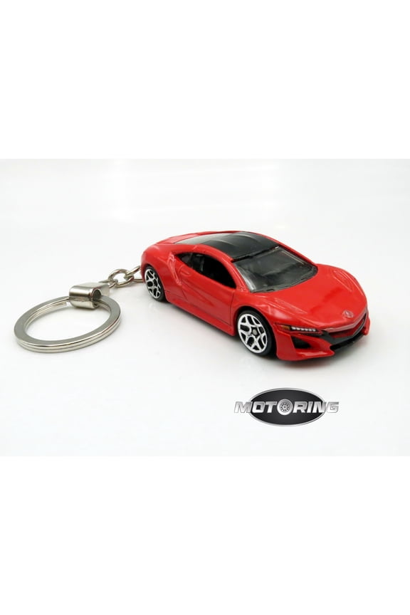 2017 '17 Nissan Acura NSX Red Car Rare Novelty Keychain 1:64 Diecast