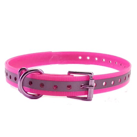 Sparky Pet Co High-Flex 3/4 Roller Buckle Reflective Replacement Collars (Neon