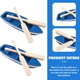 thumbnail image 2 of CIMAXIC Mini Boat Decor 3 Sets Miniature Rowboat with Paddles Model Mediterranean Rowboat Ornament,2.36"X0.79"X0.39", 2 of 5