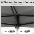 thumbnail image 5 of 11' x 11' Pop up Canopy Tent with Netting Sidewalls, Outdoor Gazebo Tent Gazebo Shade Shelter, 5 of 8