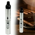 thumbnail image 1 of HUASHENG Metal Pipe Aroma With Volcanic Rock Refillable Portable Windproof Metal Tube Handheld Adjustable Flame Torch Fot Kitchen Cooking, 1 of 1