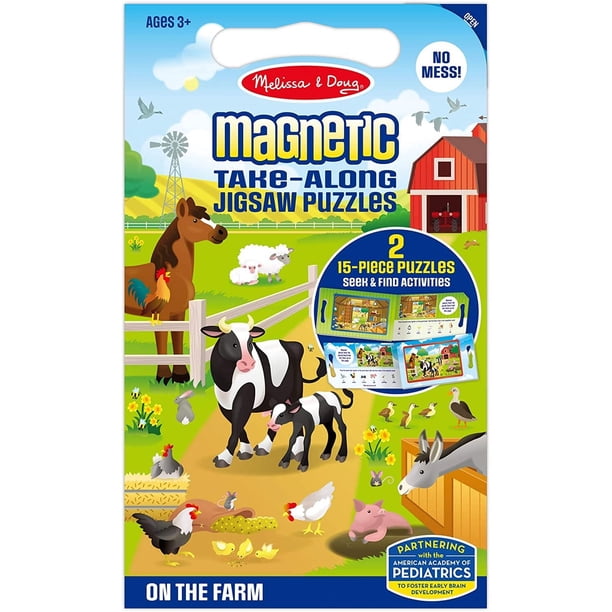 Juguete de Rompecabezas Magnético Melissa y Doug en la Granja
