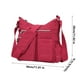 thumbnail image 2 of Bolso cruzado de nailon de varios compartimentos de tamaño medio, rojo, 2 of 3