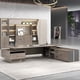 thumbnail image 5 of Reception L Shaped Desk Computer Organizer Executive Conference Office Desk Computer Escritorios De Oficina Height Furniture My Lux Decor Round, 5 of 12