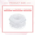 thumbnail image 2 of Uxcell 0.4" x 5 Yardas Cinta de Perlas Artificiales, Cintas de Perlas para Decoración de Bodas, Fiesta, Flores, Manualidades de Costura DIY, Blanca, 2 of 6