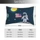 thumbnail image 2 of Fotbe Astronaut With USA Flag Funda de Almohada Decorativa Estilo Occidental, Lujo en Algodón, Fundas para Almohadas King, Cojín Estampado para Decoración del Hogar-14"x20", 2 of 6