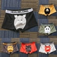 thumbnail image 3 of CENL Mens Boxer Underwear Cotton Breathable Oversized Cartoon Printing Underpants, 3 of 7