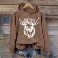 thumbnail image 3 of Generic Women's Hoodies Long Sleeve Sweatshirts Pullover Tops Casual Loose Blouses Tunic, 3 of 3