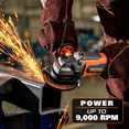 thumbnail image 4 of RIDGID 18V Brushless Cordless 4-1/2 in. Slide Switch Angle Grinder (Tool Only), 4 of 9