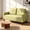 Green, variant on BSHTI 50.79" Loveseat Couch with Solid Wood & Iron Frame, Removable Back Cushions, Tapered Wood Legs, 6 Colors,Green
