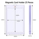 thumbnail image 2 of 25pc Magnetic Card Holder 35pt,Card Case Holder Card Protectors Hard Plastic,Card Sleeves Display Case for Baseball Card, 2 of 5