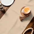 thumbnail image 3 of Khaki Solid Color Table Runner 36 Inches, Aesthetics Contemporary Luxury Bed Runner Dresser Scarves Tabletop for Indoor Outdoor Parties/Ceremony/Banquet, 13"x 36", 3 of 8