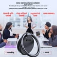 thumbnail image 3 of Mini Voice Recorder, Noise Reduction Digital Audio Recorder Voice Activated Recorder with Playback for Lectures Meetings Interviews, 3 of 7