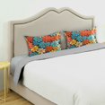 thumbnail image 3 of Yayeee Pillowcase King Size Set of 2 Satin Wrinkle Resistant Pillow Case, Blooming Flowers, 3 of 8