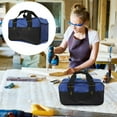 thumbnail image 3 of SHISUYAN Tool Bag Tool Organization Bag Wide Open Tool Bag Canvas Pouch Organizer Pouch, 3 of 8
