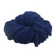 thumbnail image 6 of Tachiuwa Chunky Chenille Yarn Acrylic Fibers Gauge 7 Jumbo Giant Washable Bulky Yarn Thick Yarn for Sofa Throw Crocheting Hat Blanket Dark Blue, 6 of 10