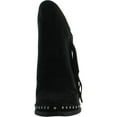 thumbnail image 2 of Sam Edelman Willie Pointed Toe Western Block Heel Womens Fringe Ankle Bootie (BLACK, 7.0), 2 of 3