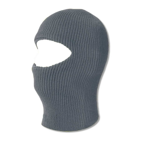 Top Headwear Face Ski Mask 1 Hole,  Grey