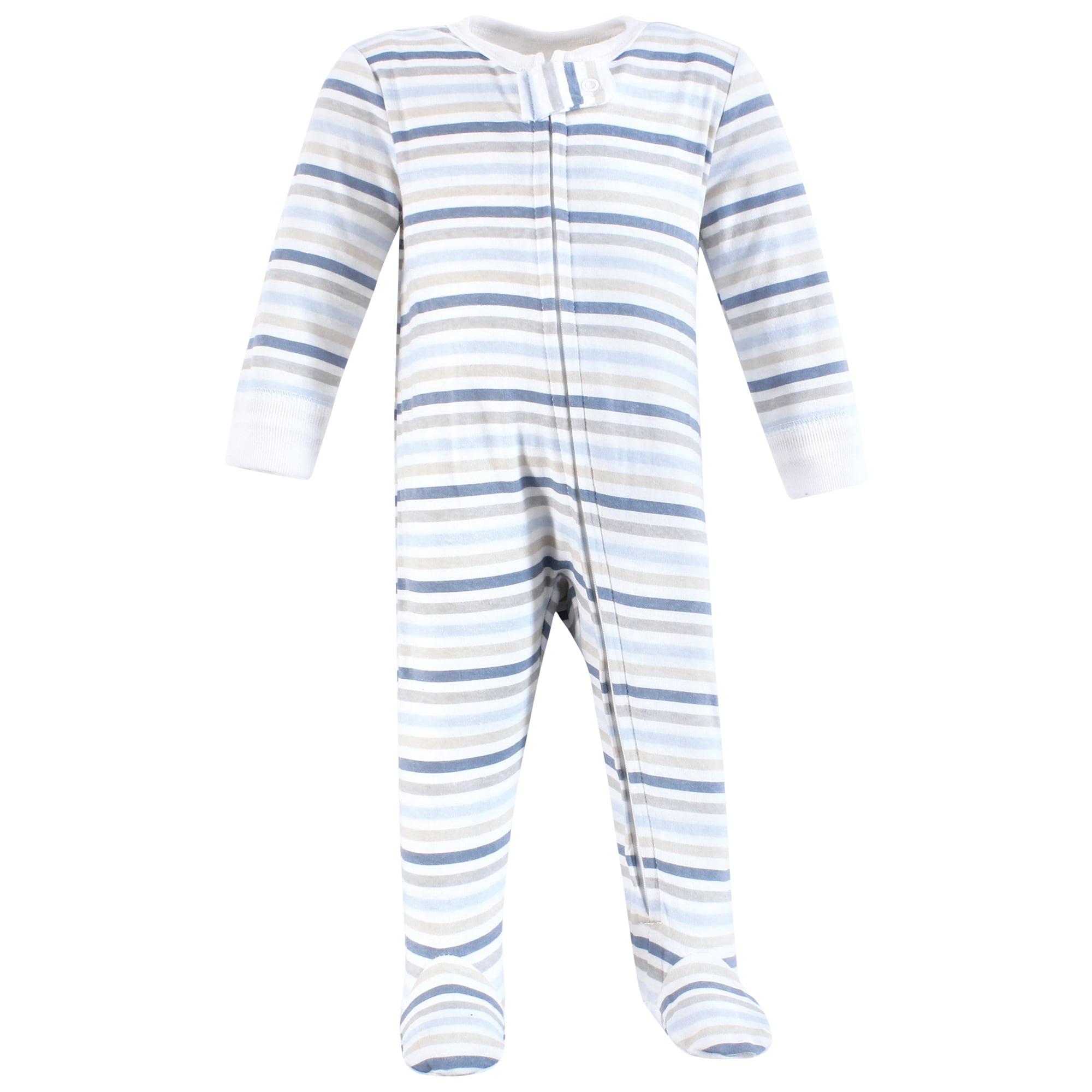 Hudson Baby Unisex Baby Cotton Sleep and Play, Multi Color Boy Elephant, Newborn