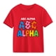 thumbnail image 4 of Blusas y camisas de manga corta con cuello redondo para niños y niñas, camisetas gráficas de manga corta, blusas con estampados bonitos para la temporada escolar., 4 of 9