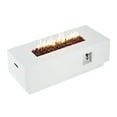 thumbnail image 2 of AVAWING 42" Patio Propane Fire Pit Table, 50,000 BTU Rectangle Concrete Fire Pit Table, White, 2 of 7