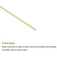 thumbnail image 3 of 0.5mm x 350mm,Brass Round Wire,Assorted Half Hard Wire for Jewelry Making,10Pack, 3 of 5