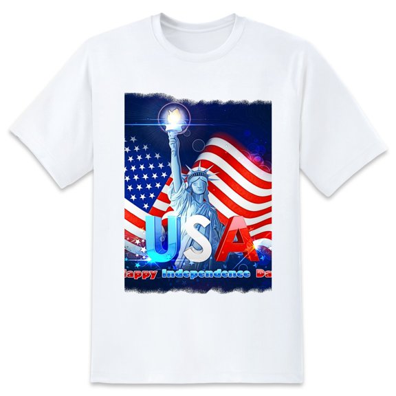 Men's Graphic TeeFlag (21) Letter Print T-Shirts Round Neck Short Sleeves Sizes XS-5XL Summer Daily Casual Tops