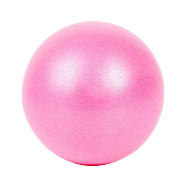 Small Anti-Burst Yoga Pilates Ball 25cm Stability Exercise Gym Balance Trainer-pink-