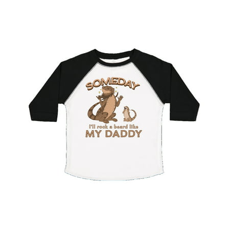 

Inktastic Someday I ll Rock A Beard Like My Daddy-Bearded Dragons Gift Toddler Boy or Toddler Girl T-Shirt