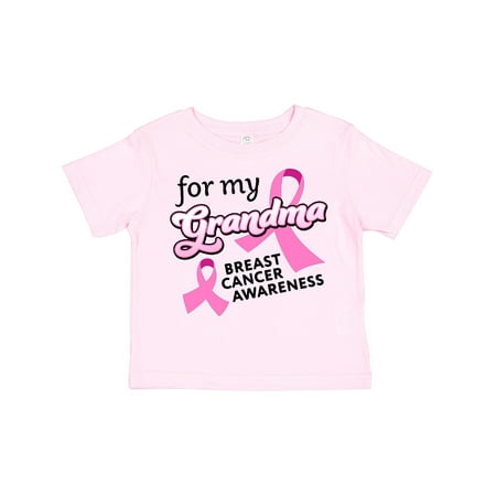 

Inktastic For My Grandma-Breast Cancer Awareness Gift Toddler Boy or Toddler Girl T-Shirt