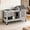 Gray (39.76"L x 21.33"W x 7.55"H), variant on Aivituvin Rabbit Hutch Indoor and Outdoor, Wooden Rabbit Cage with Wheels, Mobile Bunny House with Leakproof Tray and Removable Wire Floor, Guinea Pig Cage with Run (Brown)