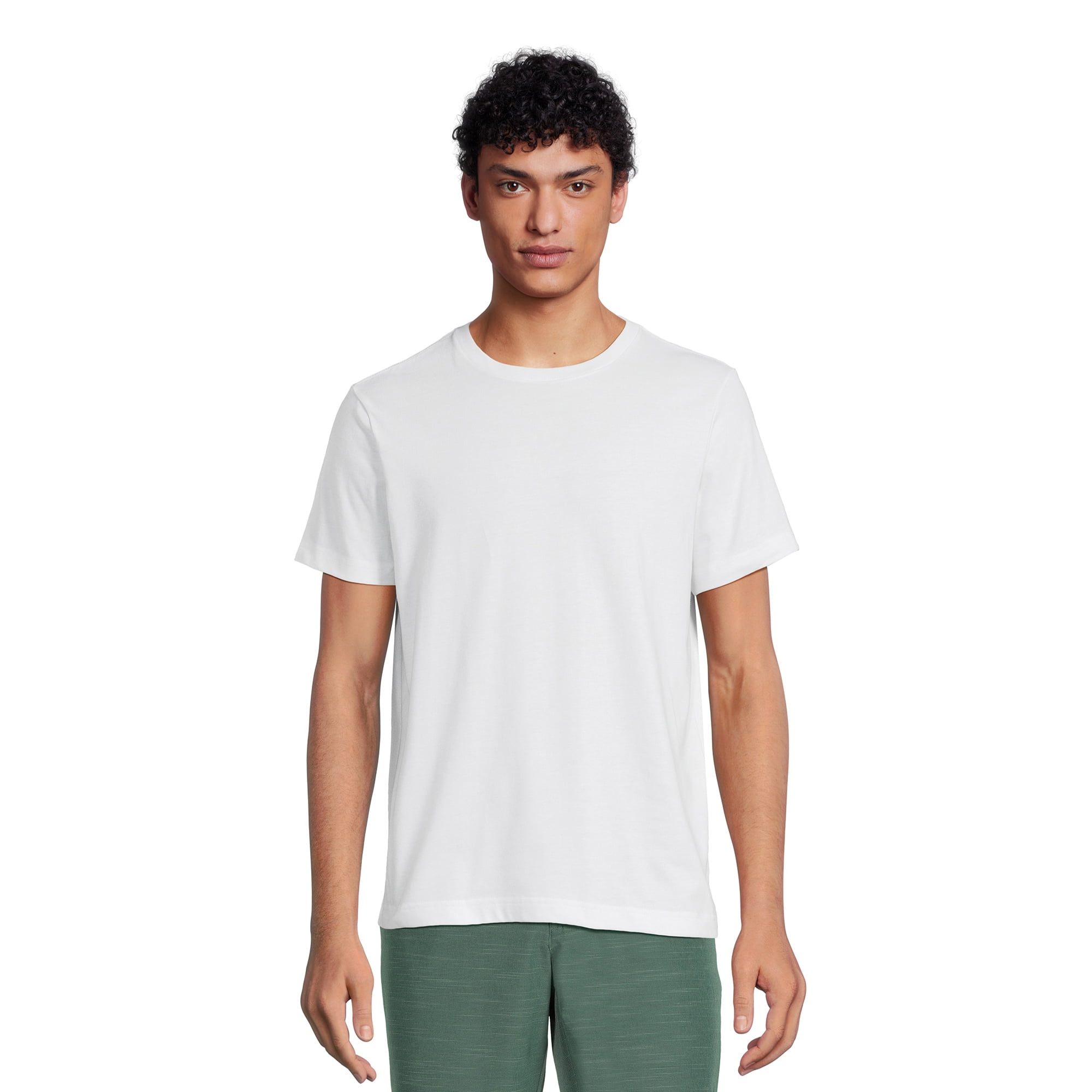 George Men's and Big Men's Classic Fit Crewneck Tee with Short Sleeves, Sizes XS-3XL