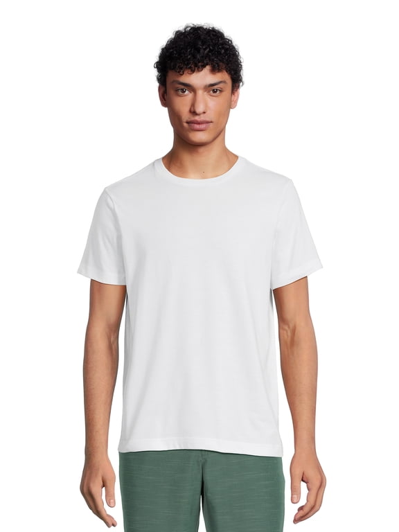 Men's and Big Men's Classic Fit Crewneck Tee with Short Sleeves, Sizes XS-3XL