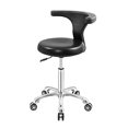 thumbnail image 1 of Rolling Stool Task Chair Drafting Adjustable with Wheels and Backrest Heavy Duty for Office Kitchen Medical Dentist Shop Lab and Home(Without Footrest), 1 of 5