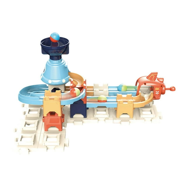 MERIGLARE Race Track Building Blocks Set Ages 4-6 Birthday Kids Playing Stem Learning B