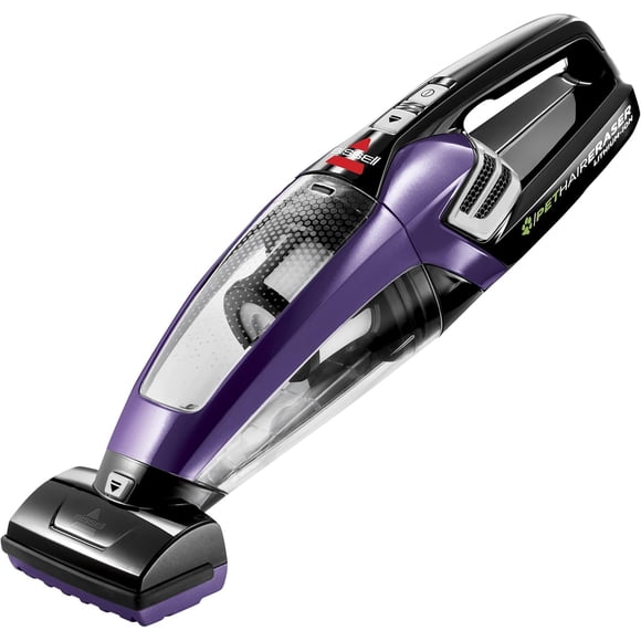 BISSELL Pet Hair Eraser Cordless Hand Vacuum, Lithium Ion, Home, Auto, and Pet Vacuum, Easy-Empty Dirt Bin, Upholstery Tool, Brush Tool, and Crevice