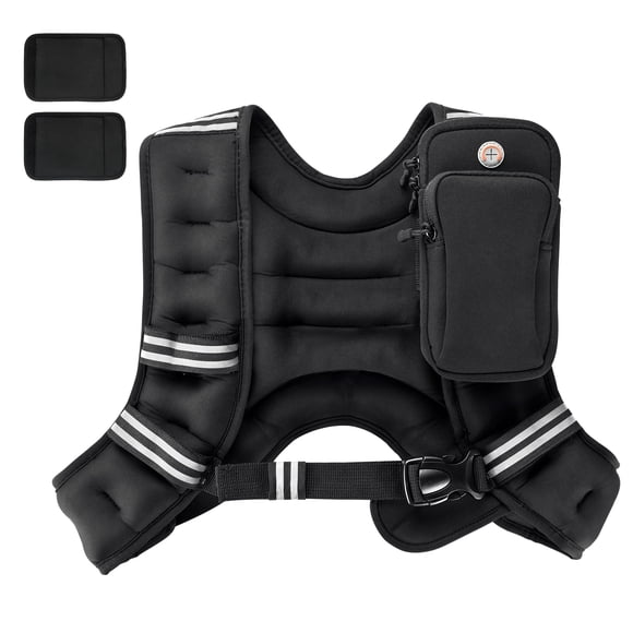 Chaleco pesado PACEARTH de 10 kg con banda reflectante