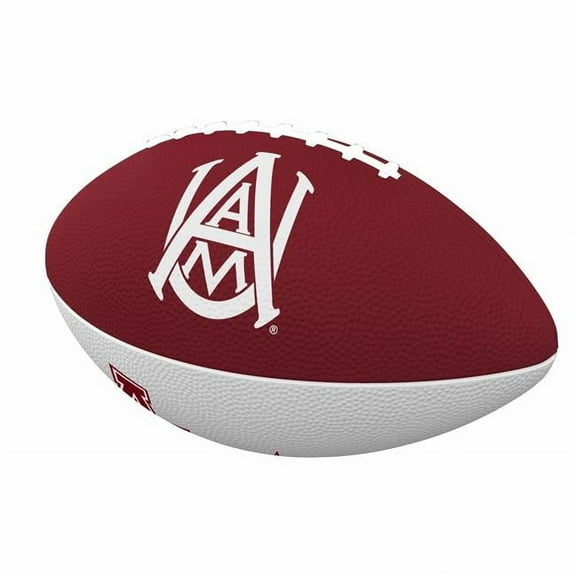 Logo Brands 103-93JR-2 Alabama A&M Pinwheel Junior Size Rubber Football