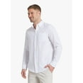 thumbnail image 5 of Chaps Men's & Big Men's Long Sleeve Linen Shirt, Sizes S-3XL, 5 of 8
