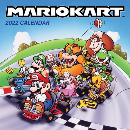 2022 Mario Kart 12" x 12" Wall Calendar by Andrews McMeel Publishing