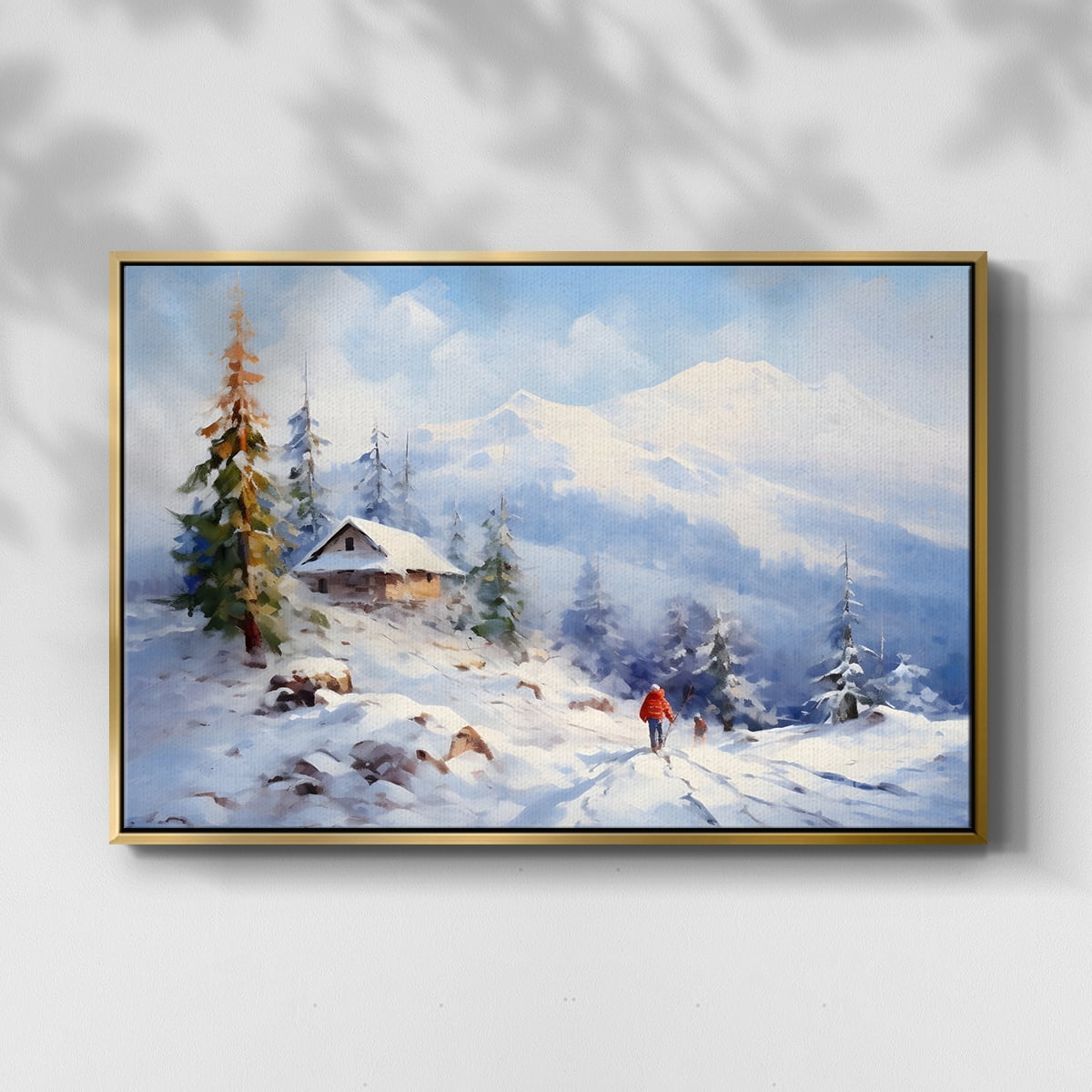 Vintage Landscape-CCXXIII By Wexford Home Framed in Gold Wood Gallery Wrapped Canvas 17 in. x 25 in.
