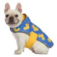 thumbnail image 5 of HDE Reversible Dog Raincoat Hooded Slicker Poncho Rain Coat Jacket for Small Medium Large Dogs Yellow Ducks M, 5 of 8