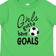 thumbnail image 4 of Inktastic Girls Gotta Have Goals Soccer Girls Toddler T-Shirt, 4 of 5