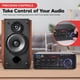 thumbnail image 3 of Pyle Amplificador De Potencia Estéreo Bluetooth Inalámbrico - Sistema Receptor De Audio Estéreo De Sonido De Doble Canal De 200 W Con Rca Usb Sd Mic In Radio Fm Para Entretenimiento De Cine En Casa A, 3 of 5