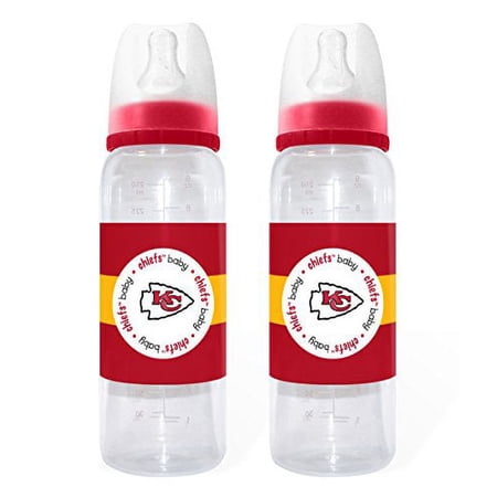 NFL Baby Fanatic Baby Bottle, 2pk, Kansas City Chiefs