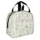 thumbnail image 2 of Easygdp Flower Rabbit Bolsa Térmica Premium - Tela Oxford Impermeable, Gran Capacidad, Bolsillo Frontal, Unisex para Trabajo, Escuela, Actividades al Aire Libre y Picnics, 2 of 8