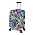 thumbnail image 2 of HELLHERO Polyester Ammonia Baggage Covers for Travel Reserved Handle Anti Dust Dust Resistant, Vibrant Tropical Plants, 2 of 7